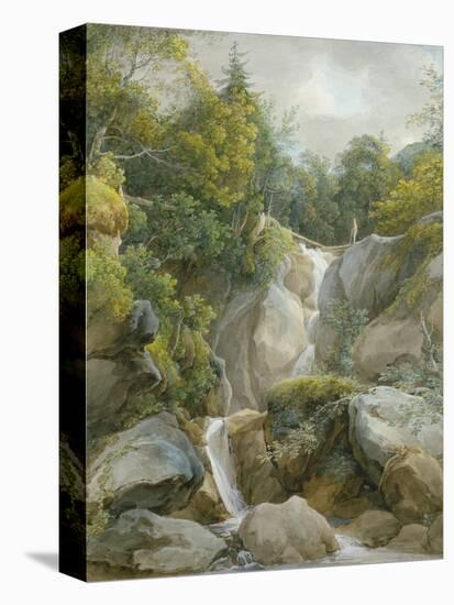 The Falls of the Isar-Johann Georg von Dillis-Premier Image Canvas