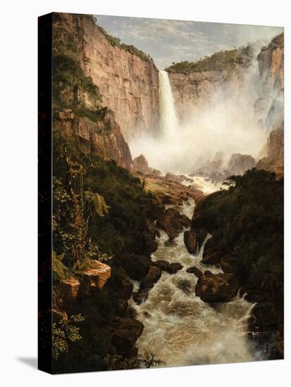 The Falls of the Tequendama Near Bogota, New Granada, 1854-Frederic Edwin Church-Premier Image Canvas