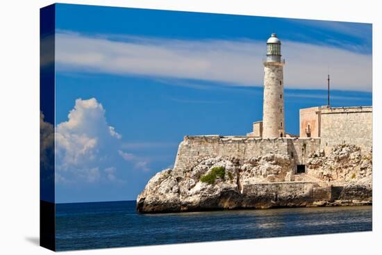 The Famous Fortress and Lighthouse of El Morro in the Entrance of Havana Bay, Cuba-Kamira-Premier Image Canvas