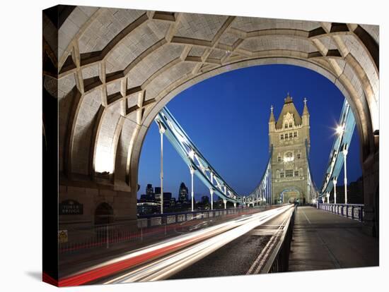 The Famous Tower Bridge over the River Thames in London-David Bank-Premier Image Canvas