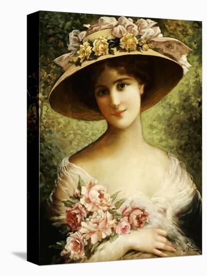 The Fancy Bonnet-Emile Vernon-Premier Image Canvas