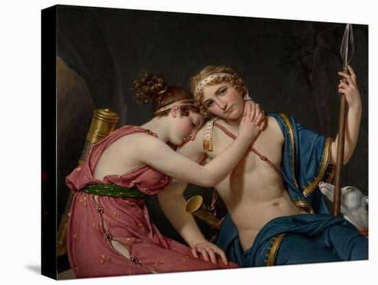 The Farewell of Telemachus and Eucharis. 1818-Jacques Louis David-Premier Image Canvas