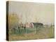 The Farm, 1874-Alfred Sisley-Premier Image Canvas