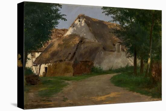 The Farm at the Entrance of the Wood, 1860-1880 (Oil on Fabric)-Rosa Bonheur-Premier Image Canvas