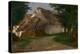 The Farm at the Entrance of the Wood, 1860-1880 (Oil on Fabric)-Rosa Bonheur-Premier Image Canvas