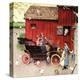 The Farmer Takes a Ride-Norman Rockwell-Premier Image Canvas