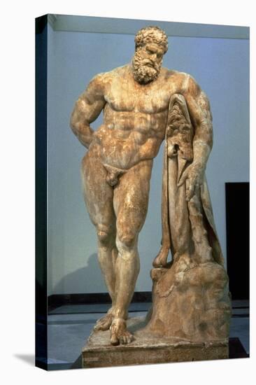 The Farnese Hercules, Roman Copy after a Greek Original by Lisippus, 3rd Century-null-Premier Image Canvas