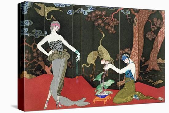 The Fashion for Lacquer, engraved by Henri Reidel, 1920-Georges Barbier-Premier Image Canvas
