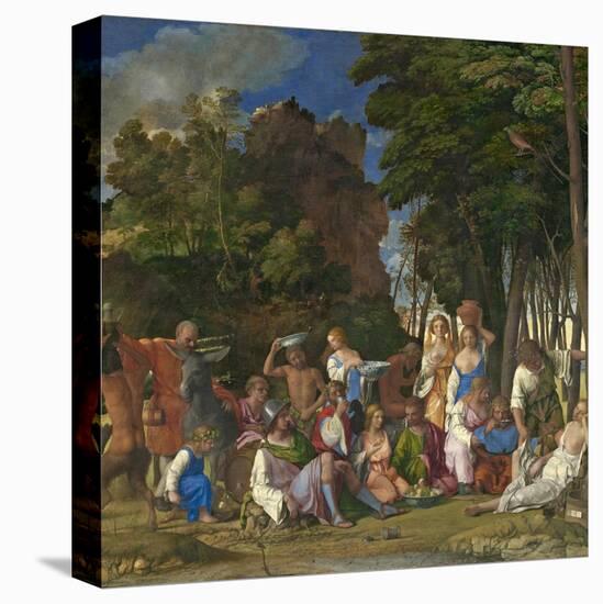 The Feast of the Gods, 1514- 29-Giov. /Titian Bellini-Premier Image Canvas