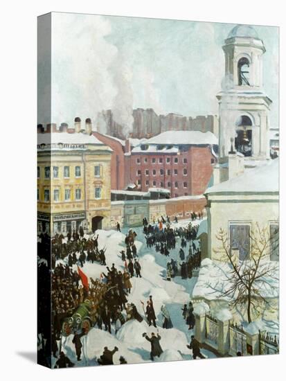 The February 27, 1917, 1917-Boris Michaylovich Kustodiev-Premier Image Canvas