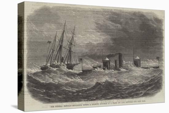 The Federal Ironclad Monadnock Towing a Disabled Gun-Boat in a Storm Off Cape Hatteras-null-Premier Image Canvas