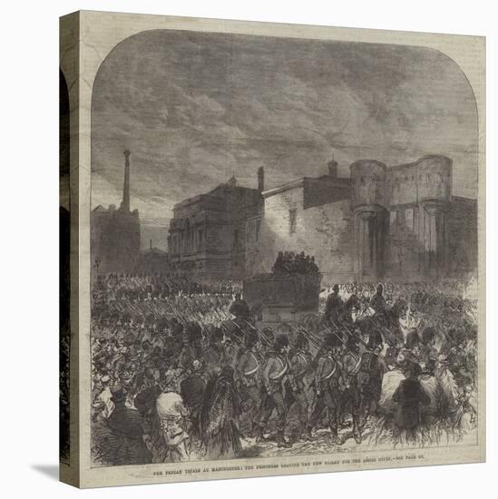 The Fenian Trials at Manchester, the Prisoners Leaving the New Bailey for the Assize Court-Charles Robinson-Premier Image Canvas