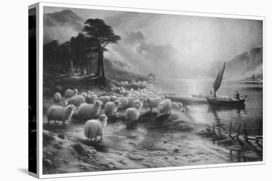 'The Ferry on the Loch', c1890, (1911)-Joseph Farquharson-Premier Image Canvas