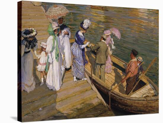 The Ferry-Emanuel Phillips Fox-Stretched Canvas