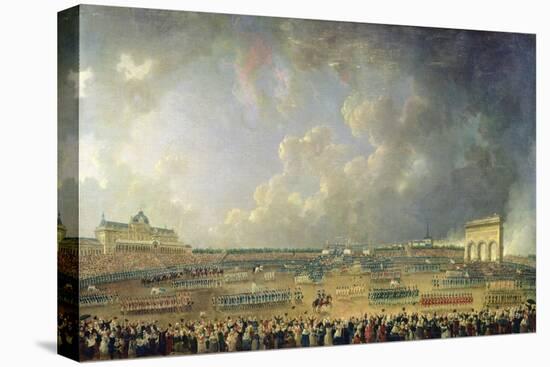 The Festival of the Federation at the Champ De Mars, 14 July 1790-Pierre-Antoine Demachy-Premier Image Canvas