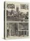 The Festival of the Three Choirs at Worcester, Sketches of the Cathedral-Henry William Brewer-Premier Image Canvas