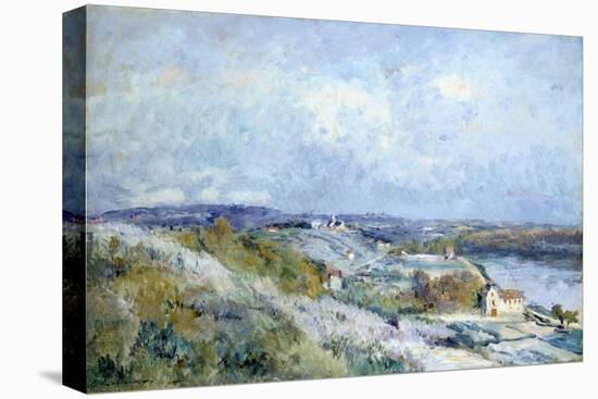 The Fields of D'Herblay in Springtime-Eugène Boudin-Premier Image Canvas