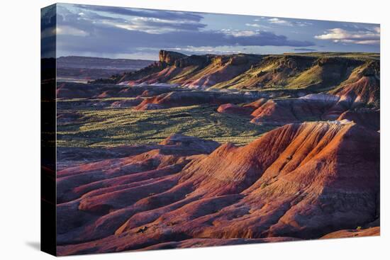 The Fiery Red Painted Desert from Lacey Point in Petrified Forest National Park, Arizona-Jerry Ginsberg-Premier Image Canvas