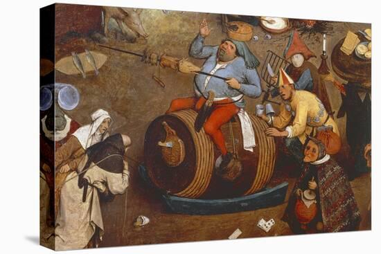 The Fight Between Carnival and Lent, 1559-Pieter Bruegel the Elder-Premier Image Canvas