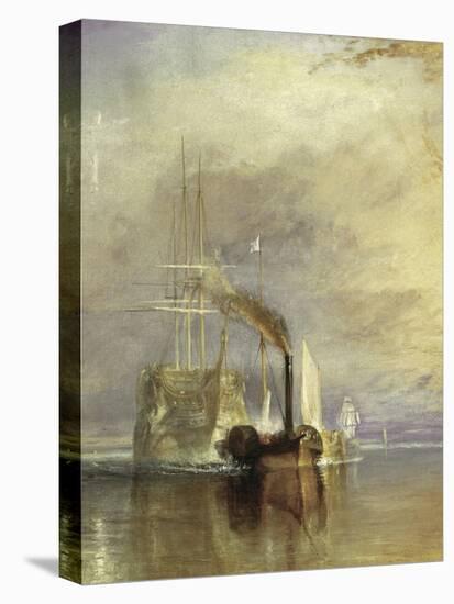 The Fighting Temeraire - Detail-J M W Turner-Stretched Canvas