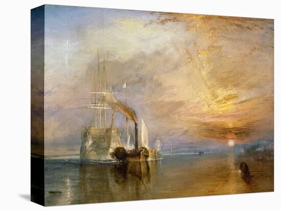 The "Fighting Temeraire" Tugged to Her Last Berth to be Broken Up, Before 1839-J^ M^ W^ Turner-Premier Image Canvas