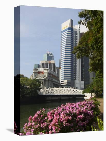 The Financial District from the Singapore River, Singapore, Southeast Asia, Asia-Amanda Hall-Premier Image Canvas