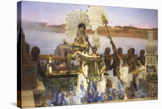 The Finding of Moses-Sir Lawrence Alma-Tadema-Stretched Canvas