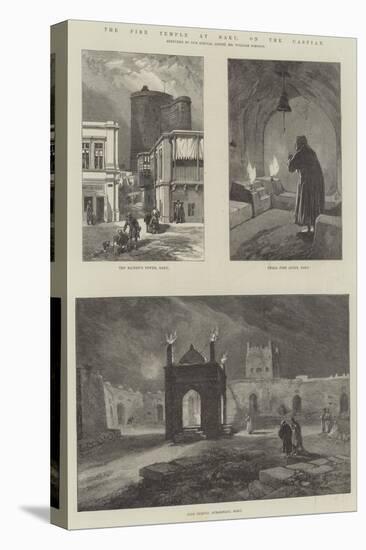 The Fire Temple at Baku, on the Caspian-William 'Crimea' Simpson-Premier Image Canvas