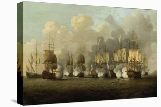 The First Battle of Finesterre, 3rd May 1747-Richard Paton-Premier Image Canvas