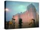 The First Completely Covered Corner of the Wrapped Reichstag Project-null-Premier Image Canvas