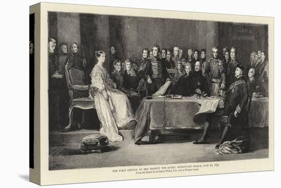 The First Council of Her Majesty the Queen, Kensington Palace, 20 June 1837-Sir David Wilkie-Premier Image Canvas