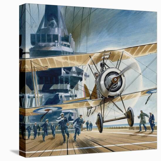 The First Deck Landing-Wilf Hardy-Premier Image Canvas