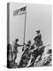 The First Flag Raising on Iwo Jima's Mount Suribachi-null-Stretched Canvas