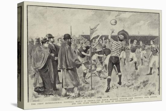 The First International Football Match in France-null-Premier Image Canvas