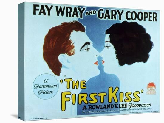The First Kiss, 1928-null-Stretched Canvas