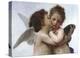 The First Kiss-William-Adolphe Bouguereau-Stretched Canvas