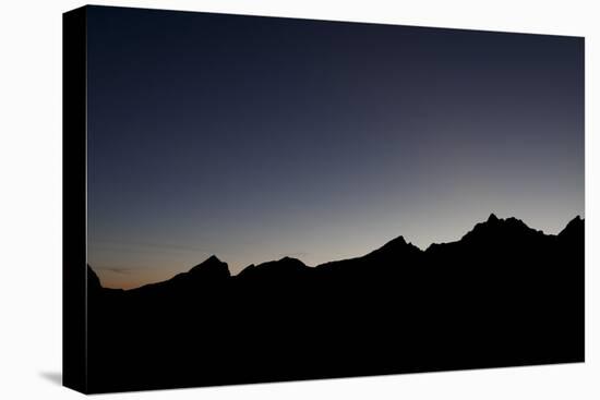 The First Light, View from the Lazinser Valley on Rotenspitze and Schieferspitz, South Tirol-Rolf Roeckl-Premier Image Canvas