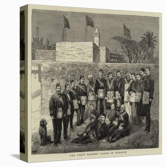 The First Masonic Lodge in Morocco-null-Premier Image Canvas
