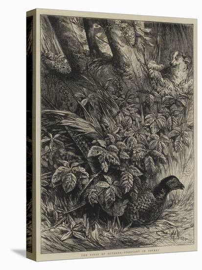The First of October, Pheasant in Covert-Harrison William Weir-Premier Image Canvas