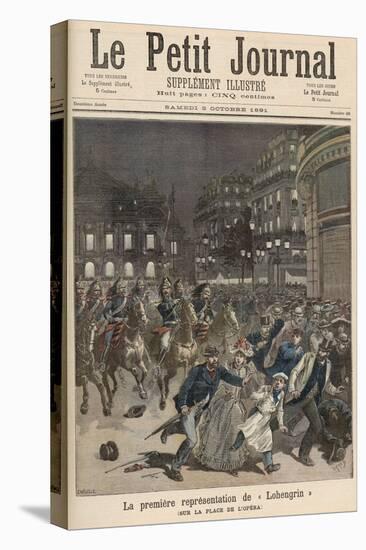 The First Performance of Lohengrin, from Le Petit Journal, 3rd October 1891-Fortune Louis Meaulle-Premier Image Canvas