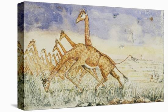 The First Rush of the Giraffes, 1861-Sir Samuel Baker-Premier Image Canvas