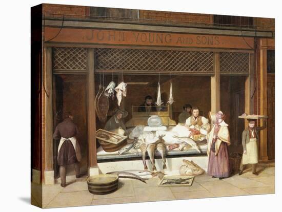 The Fish Shop-Jacques-Laurent Agasse-Premier Image Canvas