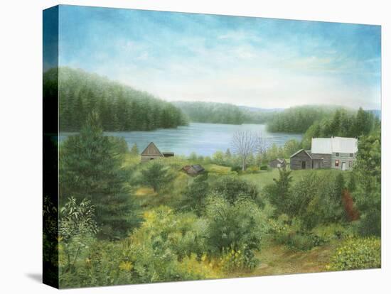 The Fishing Lodge in Québec-Kevin Dodds-Premier Image Canvas