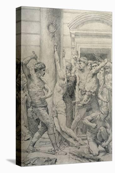 The Flagellation of Christ, C.1881-William Adolphe Bouguereau-Premier Image Canvas