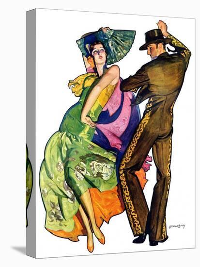 "The Flamenco,"February 1, 1930-McClelland Barclay-Premier Image Canvas