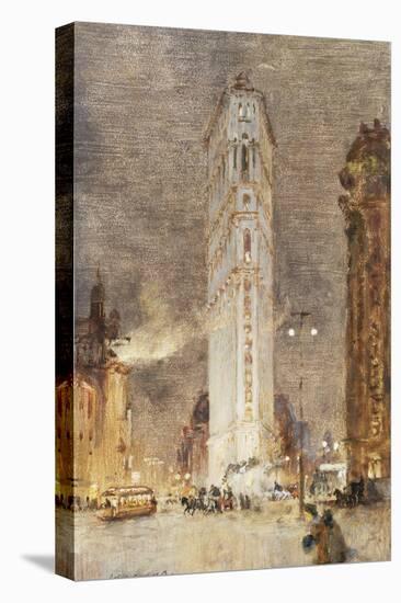 The Flat Iron Building, New York-Colin Campbell Cooper-Premier Image Canvas