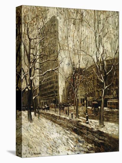 The Flatiron Building, New York-Ernest Lawson-Premier Image Canvas