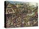 The Flemish Proverbs-Pieter Brueghel the Younger-Premier Image Canvas