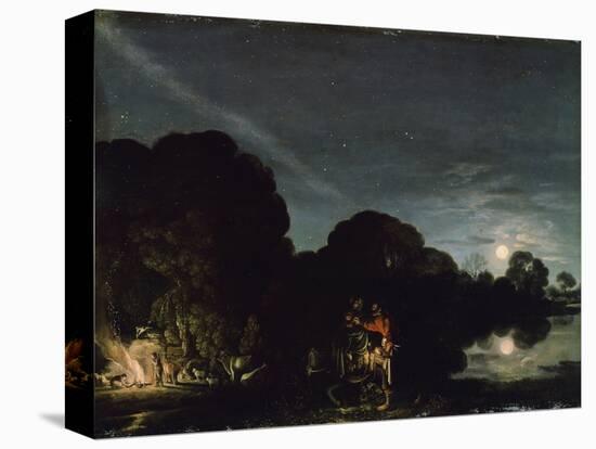 The Flight into Egypt, 1609-Adam Elsheimer-Premier Image Canvas