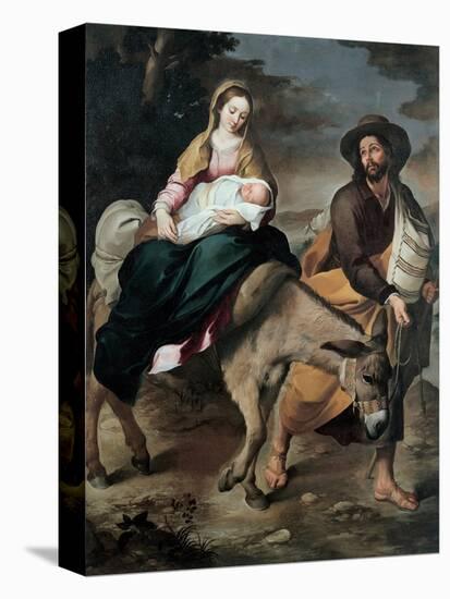 The Flight into Egypt, Between 1645 and 1649-Bartolomé Estebàn Murillo-Premier Image Canvas